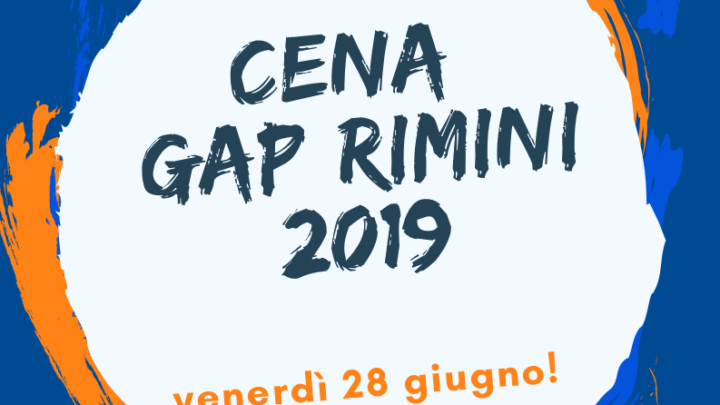 Cena GAP Rimini 2019