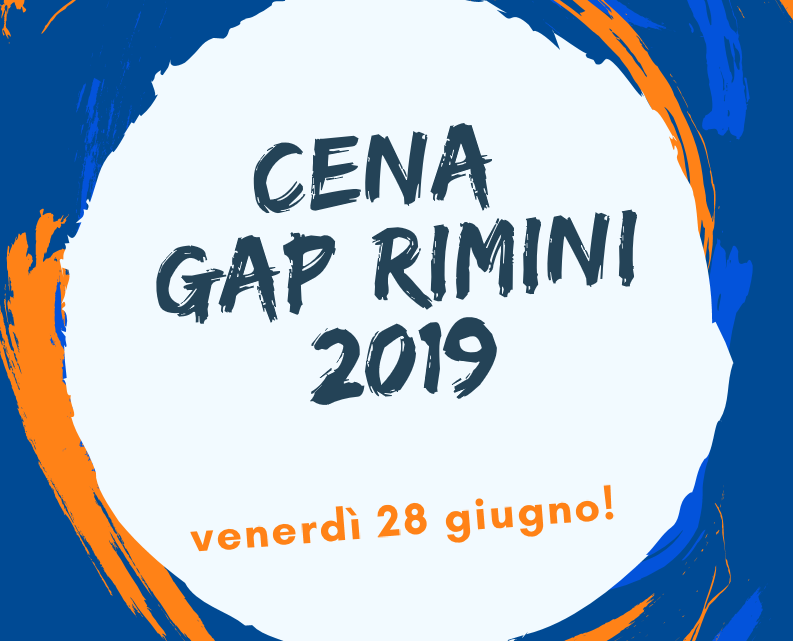 Cena GAP Rimini 2019